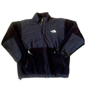 THE NORTH FACE DENALI VINTAGE Black Polartec Jacket - Youth Large